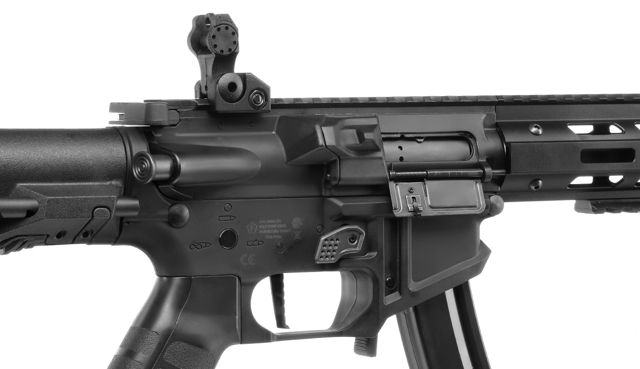 King Arms PDW 9mm SBR M-LOK SD Polymergehuse S-AEG 6mm BB schwarz Bild 8