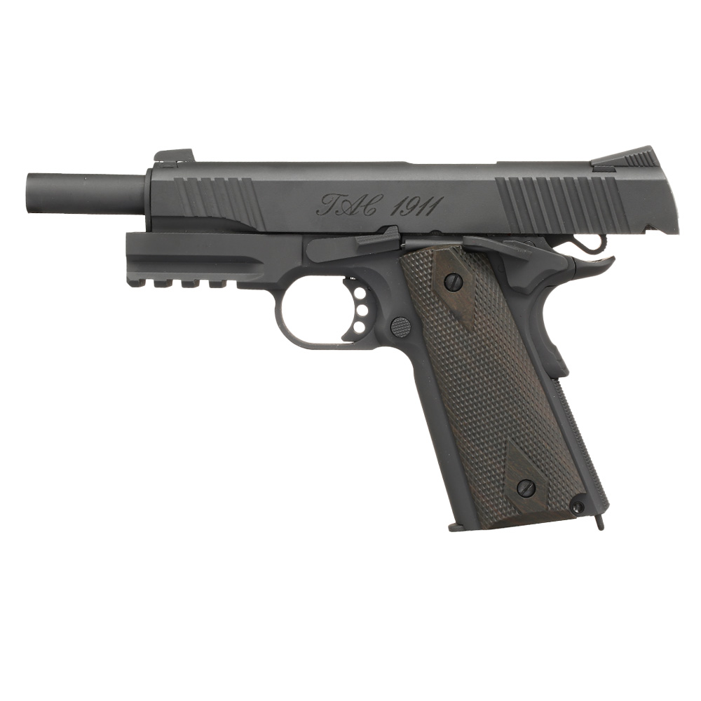 KWC M1911 A1 TAC Vollmetall CO2 BlowBack 6mm BB grau-schwarz - Special Limited Edition Bild 2