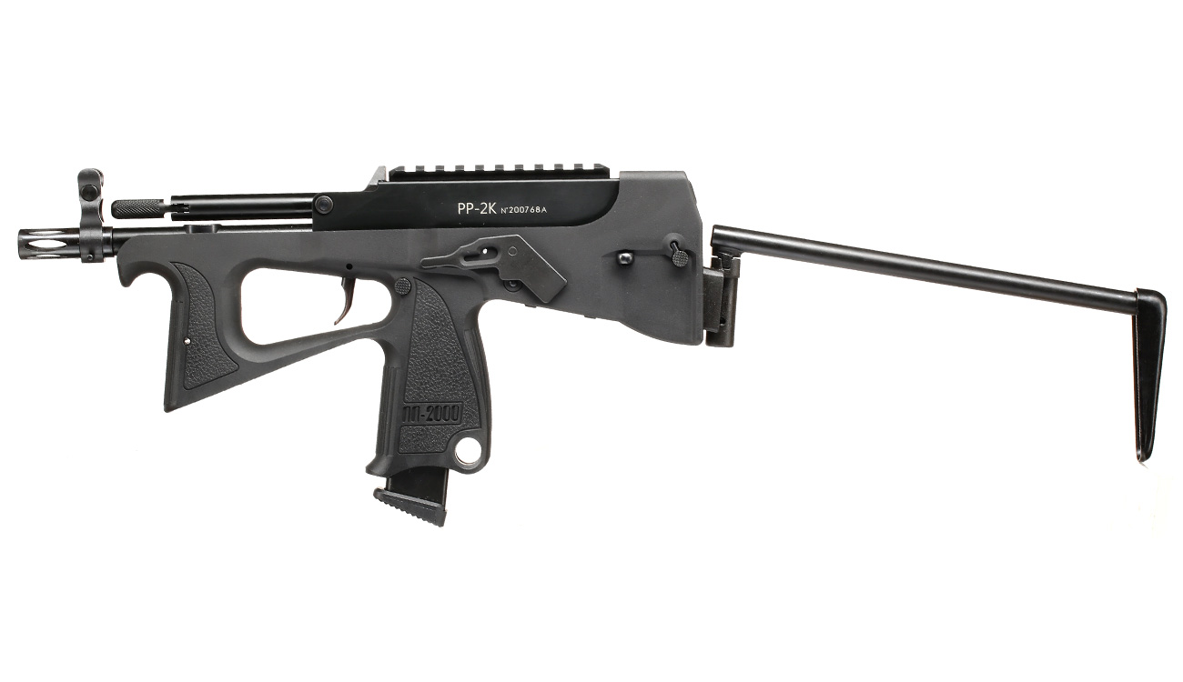 Modify PP-2K Submachine Gun Polymer GBB 6mm BB schwarz inkl. Koffer Bild 1