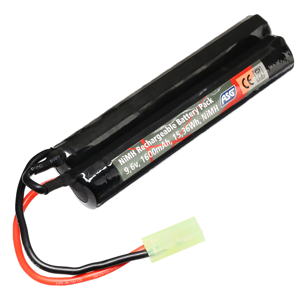 ASG Akku 9.6V 1600mAh NiMH Twin-Type mit Mini-Tam Anschluss