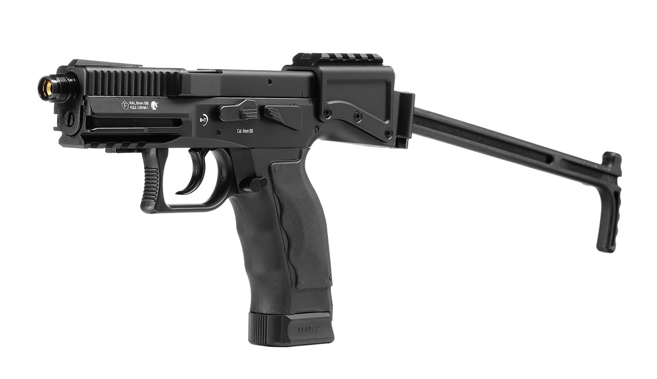 ASG / KJ Works B&T USW A1 Pistol-Carbine Vollmetall CO2BB 6mm BB schwarz