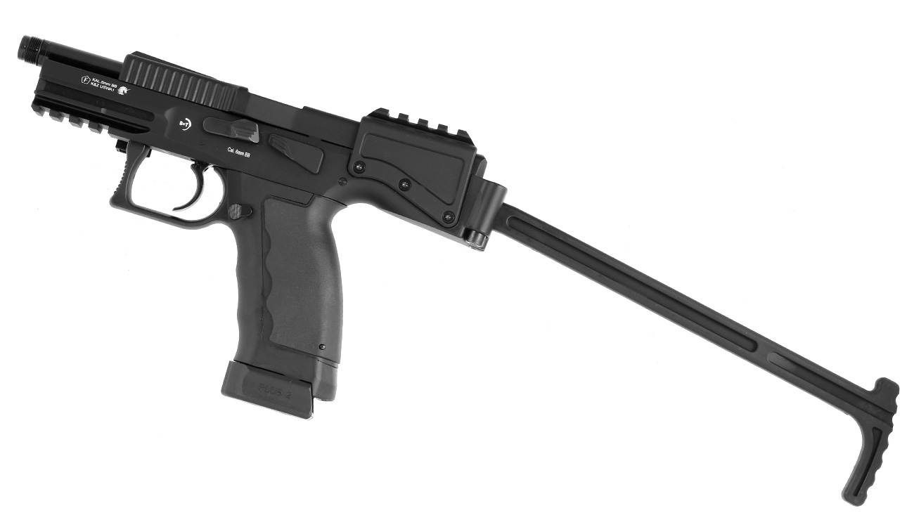 ASG / KJ Works B&T USW A1 Pistol-Carbine Vollmetall CO2BB 6mm BB schwarz Bild 3