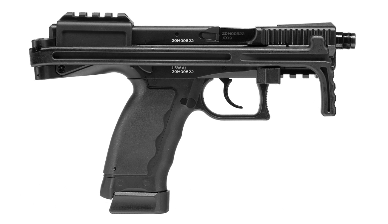 ASG / KJ Works B&T USW A1 Pistol-Carbine Vollmetall CO2BB 6mm BB schwarz Bild 5