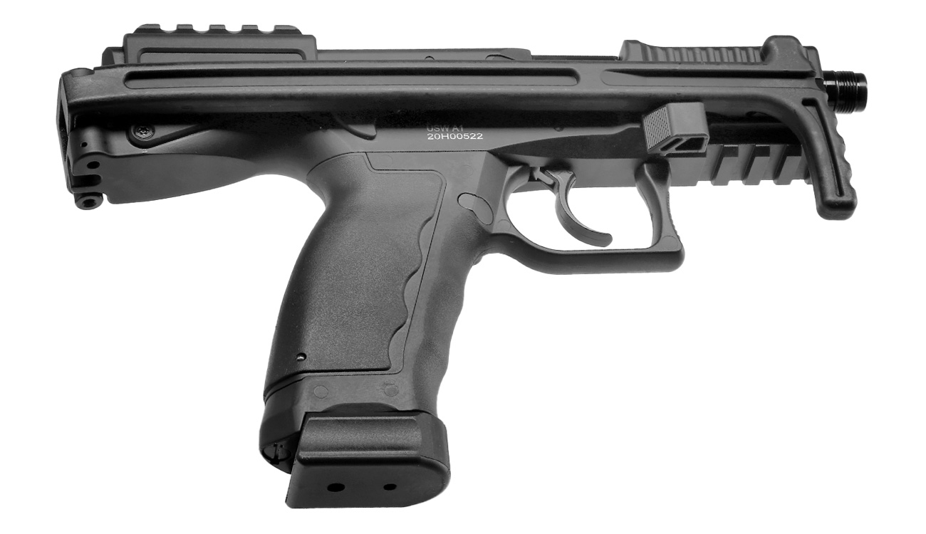 ASG / KJ Works B&T USW A1 Pistol-Carbine Vollmetall CO2BB 6mm BB schwarz Bild 8