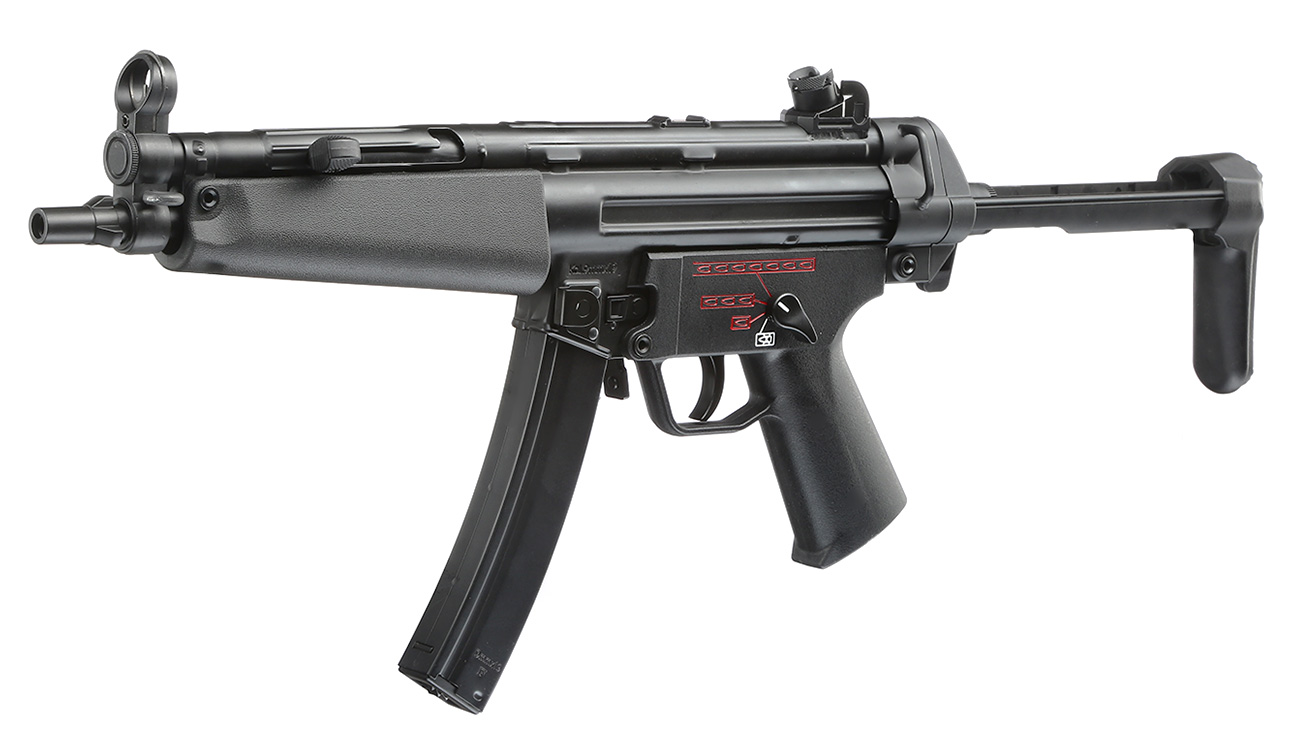 Versandrcklufer ICS CES-P A5 SMG Vollmetall SSS-Mosfet 2.0 S-AEG 6mm BB schwarz