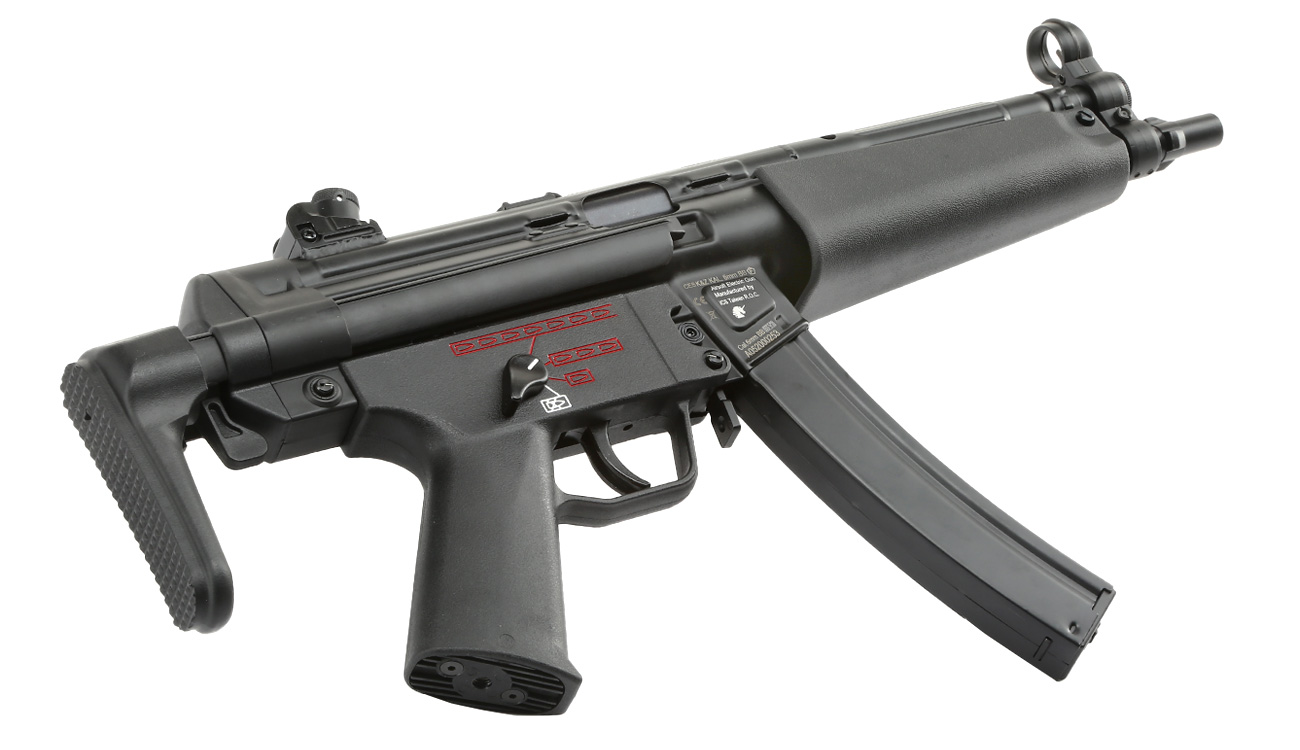 Versandrcklufer ICS CES-P A5 SMG Vollmetall SSS-Mosfet 2.0 S-AEG 6mm BB schwarz Bild 4