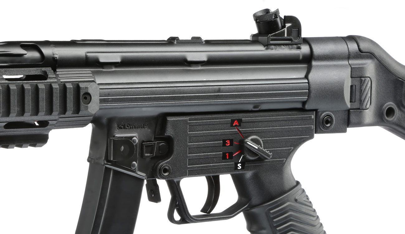 ICS CES-P MS1 SFS SMG Vollmetall SSS-Mosfet 2.0 S-AEG 6mm BB schwarz Bild 1