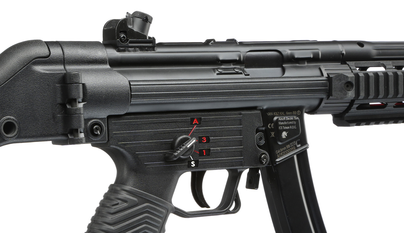 ICS CES-P MS1 SFS SMG Vollmetall SSS-Mosfet 2.0 S-AEG 6mm BB schwarz Bild 1