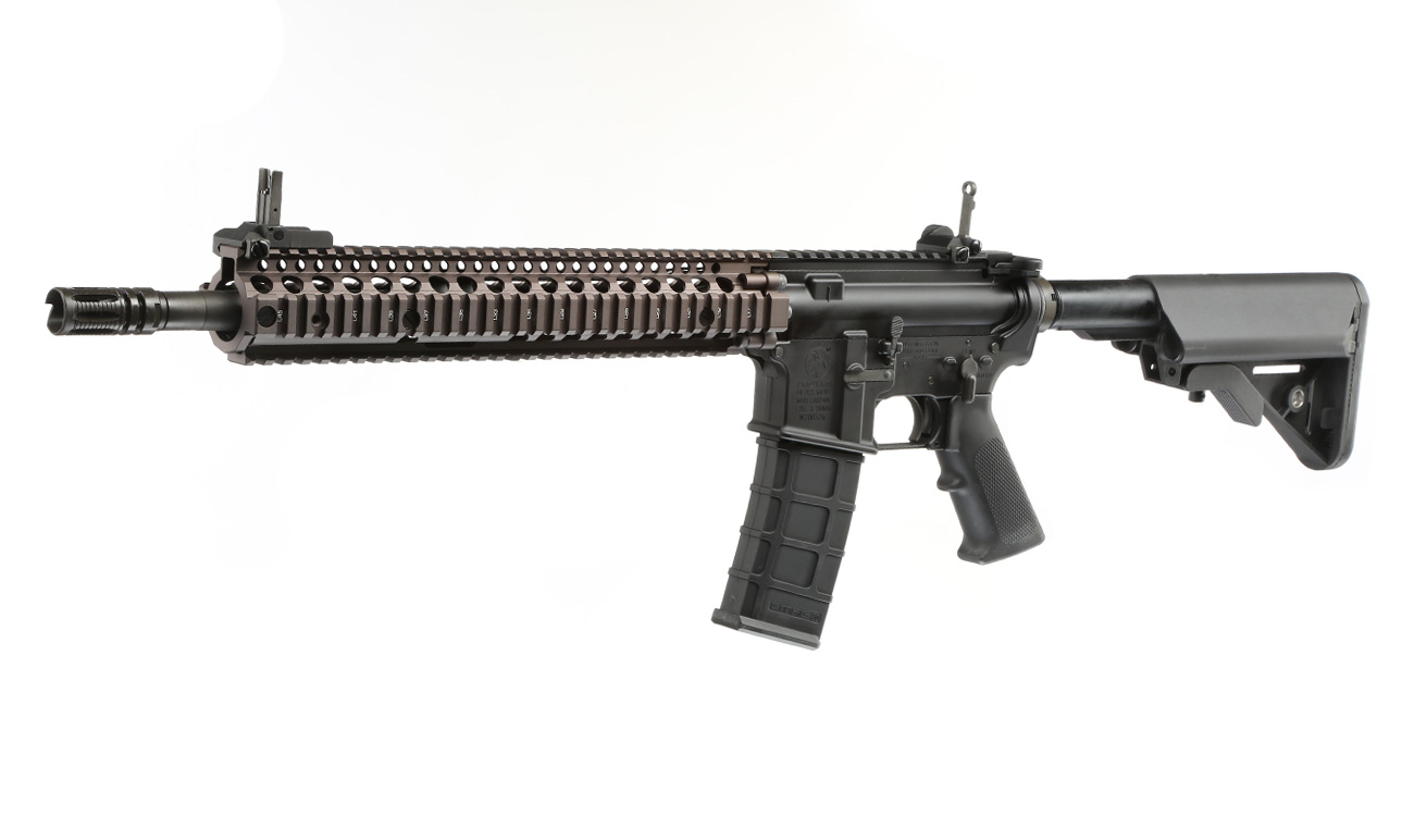 GHK Colt / Daniel Defense M4A1 RIS II Vollmetall Gas-Blow-Back 6mm BB Dualtone