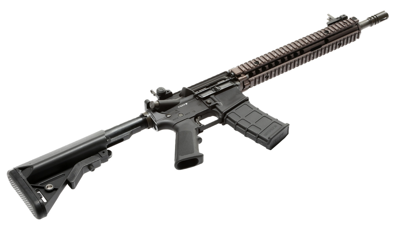 GHK Colt / Daniel Defense M4A1 RIS II Vollmetall Gas-Blow-Back 6mm BB Dualtone Bild 5