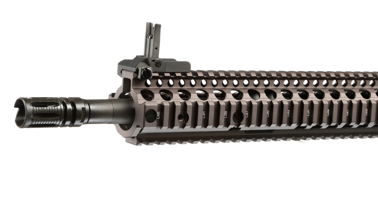 GHK Colt / Daniel Defense M4A1 RIS II Vollmetall Gas-Blow-Back 6mm BB Dualtone Bild 6