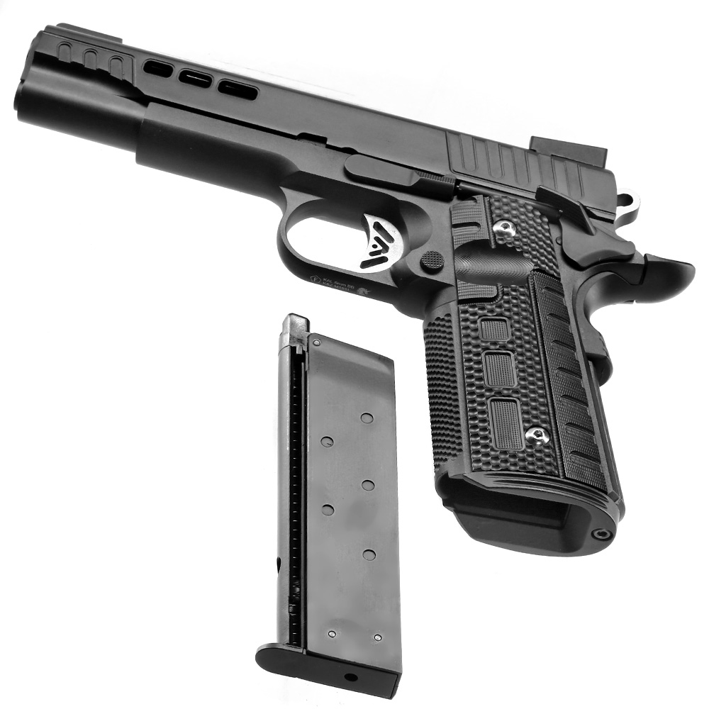 Ascend KP1911 Custom Vollmetall GBB 6mm BB schwarz Bild 6