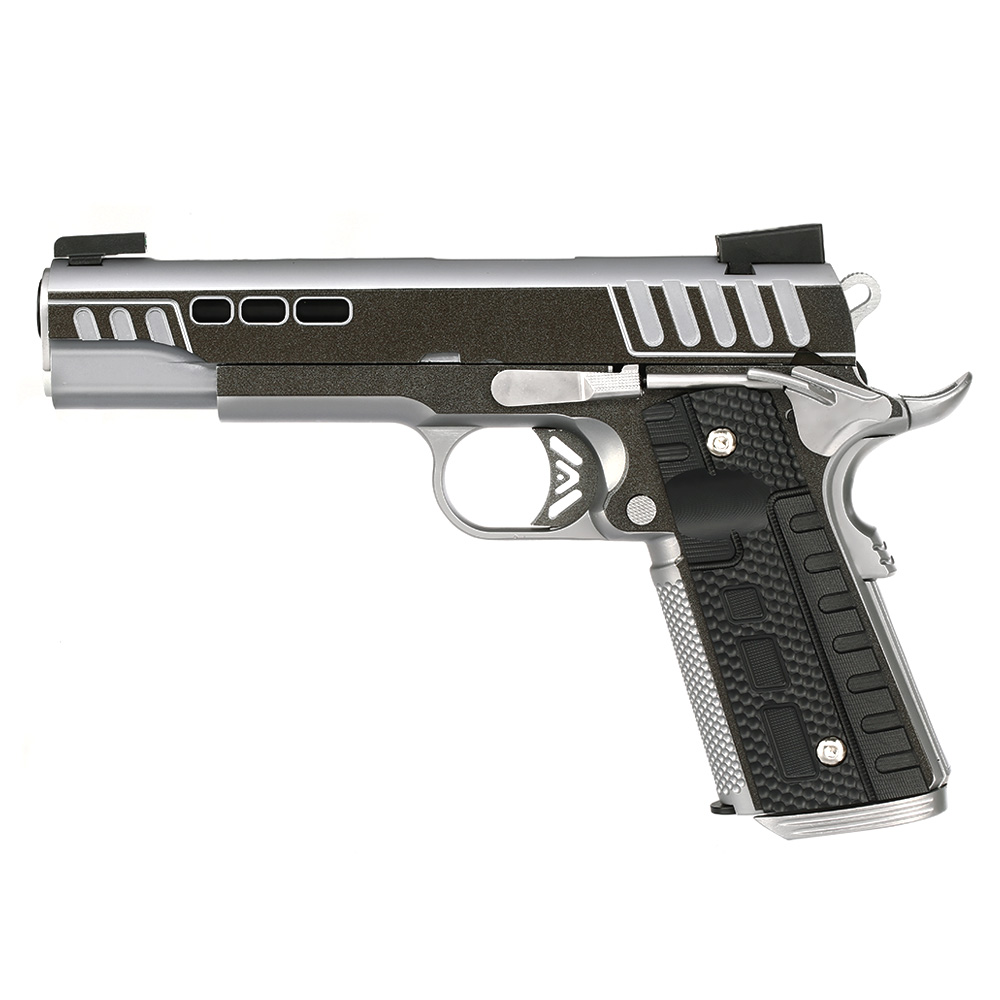 Ascend KP1911 Custom Vollmetall GBB 6mm BB Grey Two-Tone Bild 1