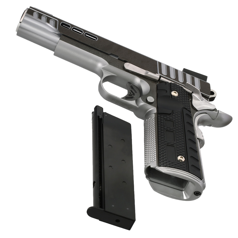 Ascend KP1911 Custom Vollmetall GBB 6mm BB Grey Two-Tone Bild 6