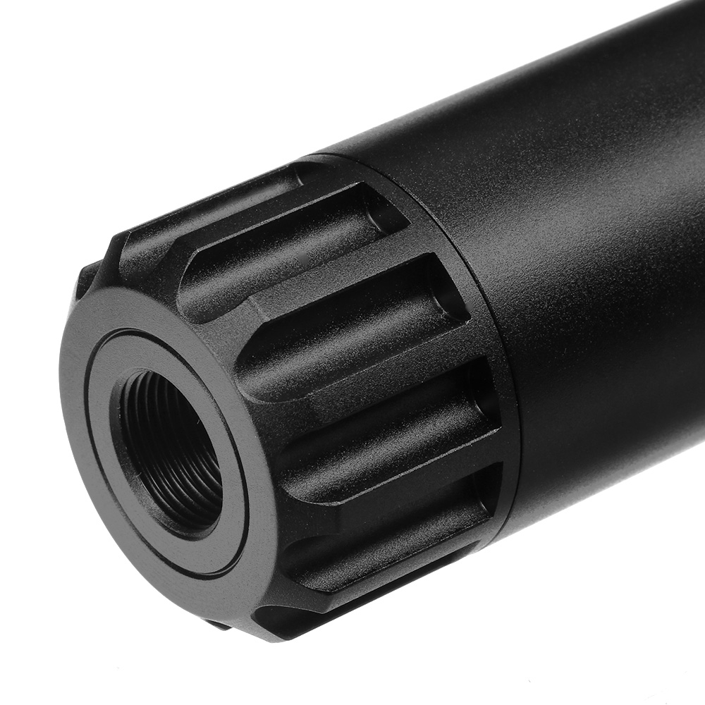 Acetech Predator S R Aluminium Mock Silencer Tracer Unit inkl. Li-Ion Akku 14mm- schwarz Bild 5