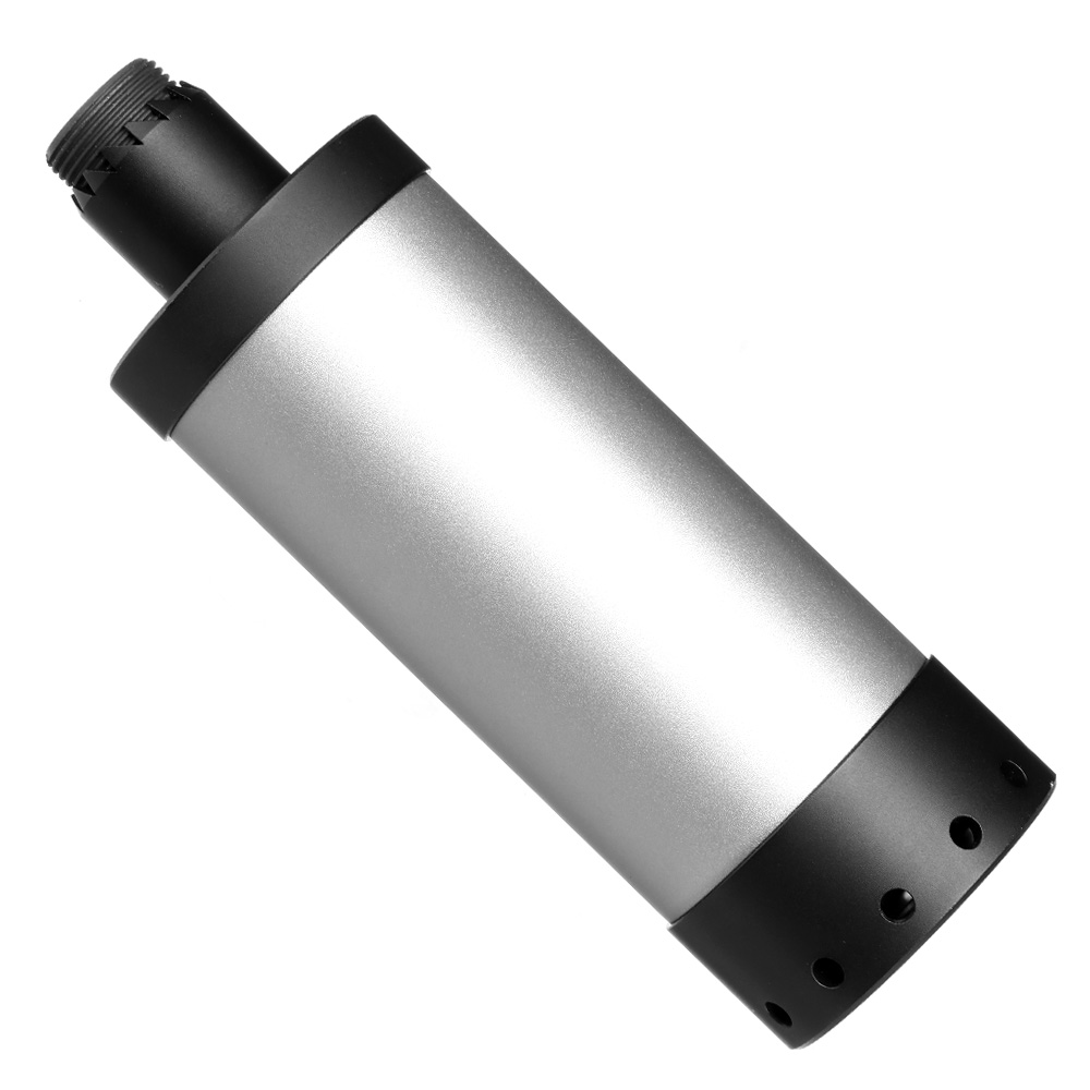 GK Tactical DTK Putnik Aluminium Mock Silencer 24mm+ / 14mm- schwarz Bild 3