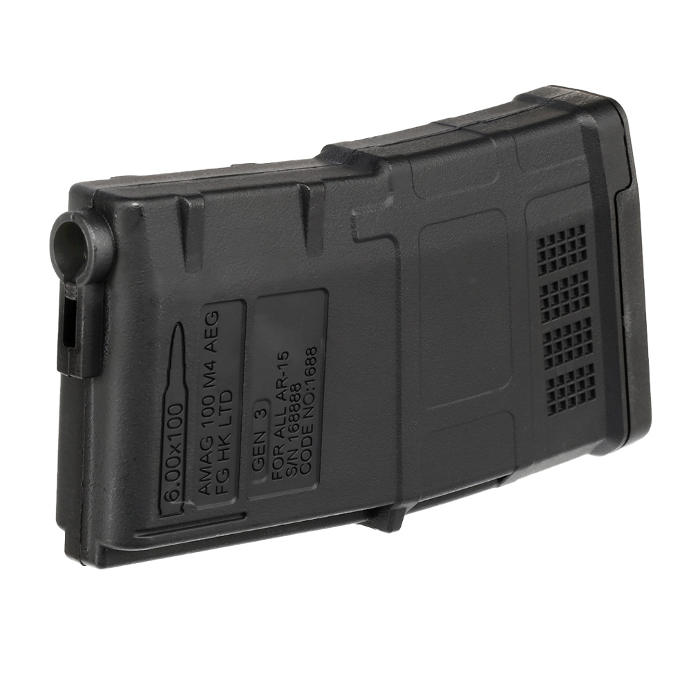 Ares M4 / M16 AMAG Magazin Mid-Cap 100 Schuss Short-Type schwarz