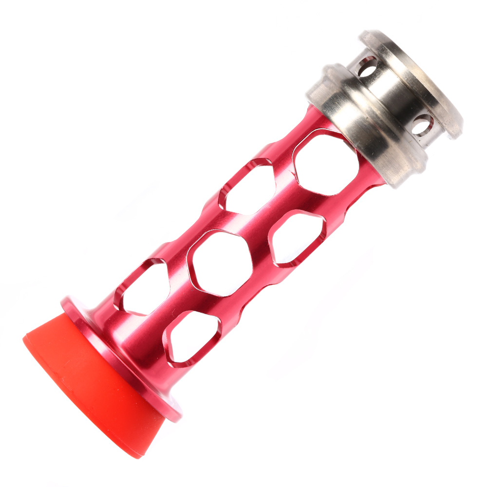 Ares C.P.S.B. Titanium / Aluminium Ultra Light Piston f. Ares Striker rot - Type D - Large Volume Bild 2