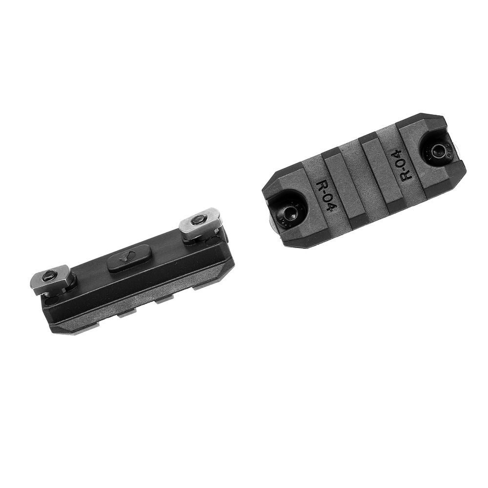 Ares M-Lok 21mm Polymer-Schienen Set 3 Slots / 50mm (2 Stck) schwarz Bild 1