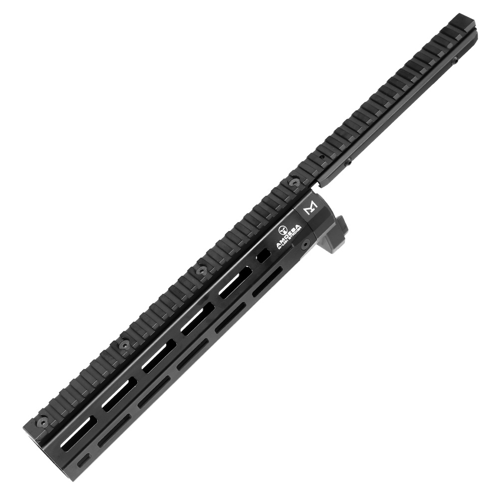 Ares Amoeba M-LOK CNC Aluminium Railed Handguard f. Striker Gewehrserie schwarz Bild 4