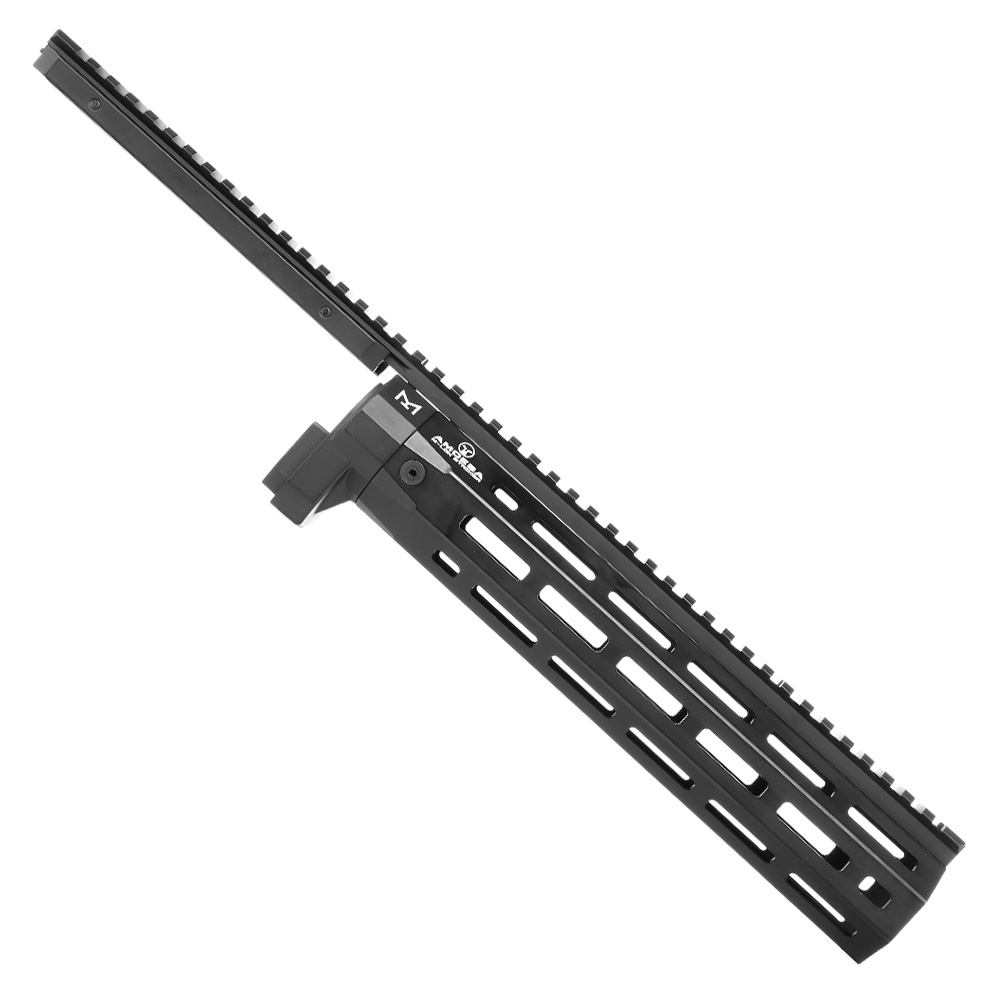 Ares Amoeba M-LOK CNC Aluminium Railed Handguard f. Striker Gewehrserie schwarz Bild 7