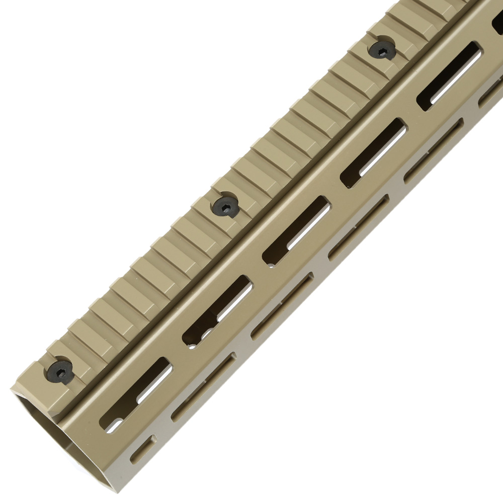 Ares Amoeba M-LOK CNC Aluminium Railed Handguard f. Striker Gewehrserie Dark Earth Bild 5