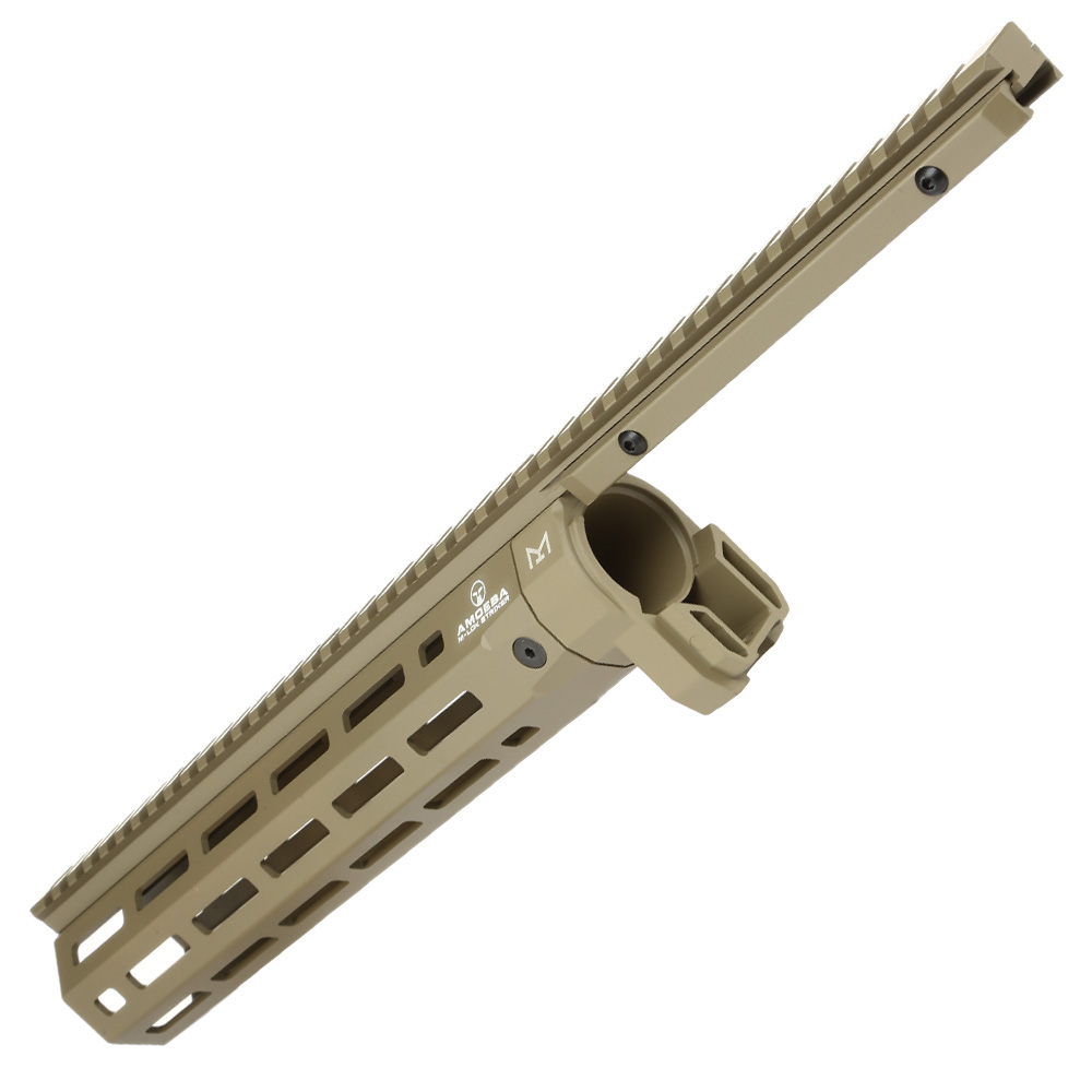 Ares Amoeba M-LOK CNC Aluminium Railed Handguard f. Striker Gewehrserie Dark Earth Bild 9