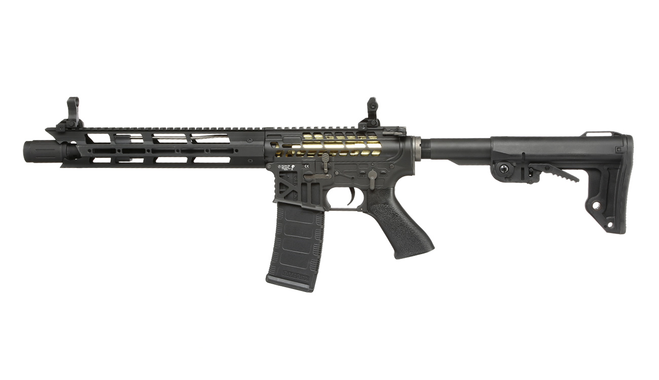 King Arms M4 TWS M-LOK V2 Carbine Elite Vollmetall S-AEG 6mm BB schwarz - Limited Edition Bild 1