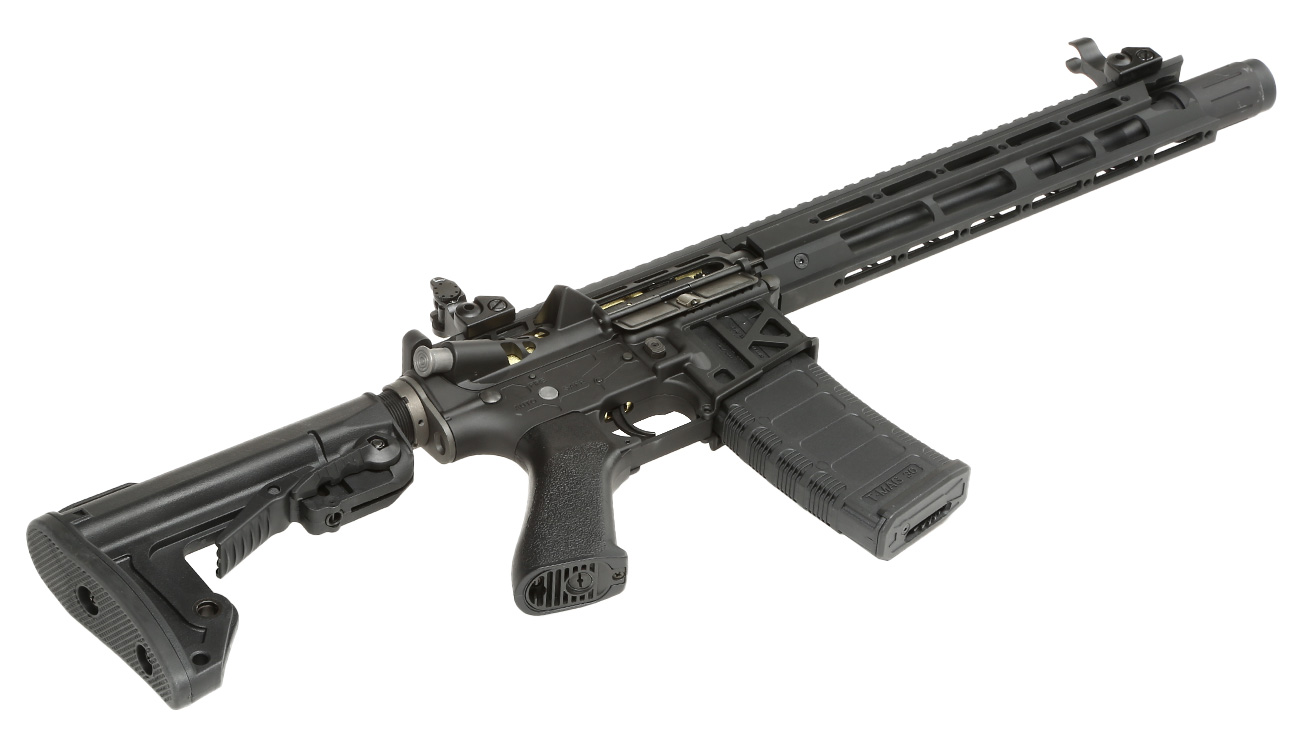 King Arms M4 TWS M-LOK V2 Carbine Elite Vollmetall S-AEG 6mm BB schwarz - Limited Edition Bild 4