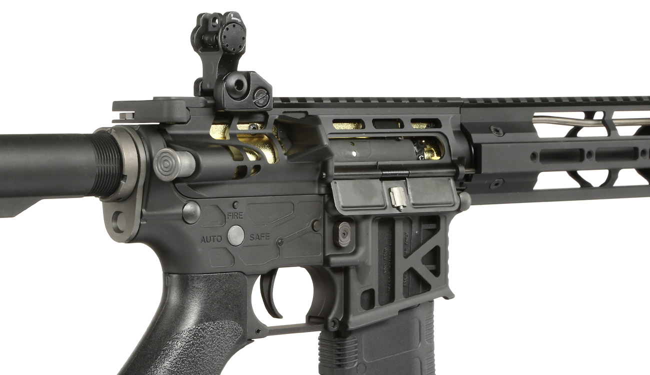 King Arms M4 TWS M-LOK V2 Carbine Elite Vollmetall S-AEG 6mm BB schwarz - Limited Edition Bild 8