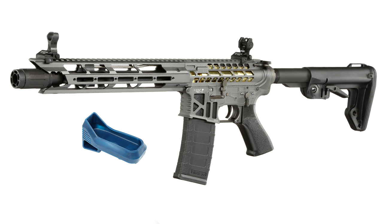 King Arms M4 TWS M-LOK V2 Carbine Elite Vollmetall S-AEG 6mm BB Gunmetal Grey - Limited Edition