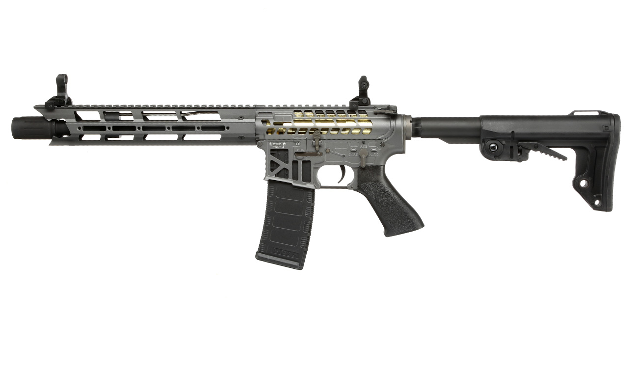 King Arms M4 TWS M-LOK V2 Carbine Elite Vollmetall S-AEG 6mm BB Gunmetal Grey - Limited Edition Bild 1