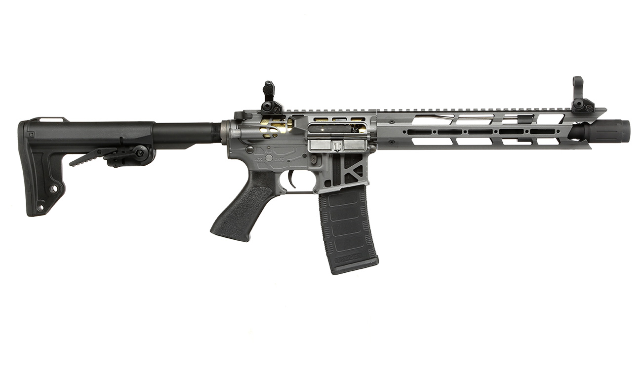 King Arms M4 TWS M-LOK V2 Carbine Elite Vollmetall S-AEG 6mm BB Gunmetal Grey - Limited Edition Bild 2