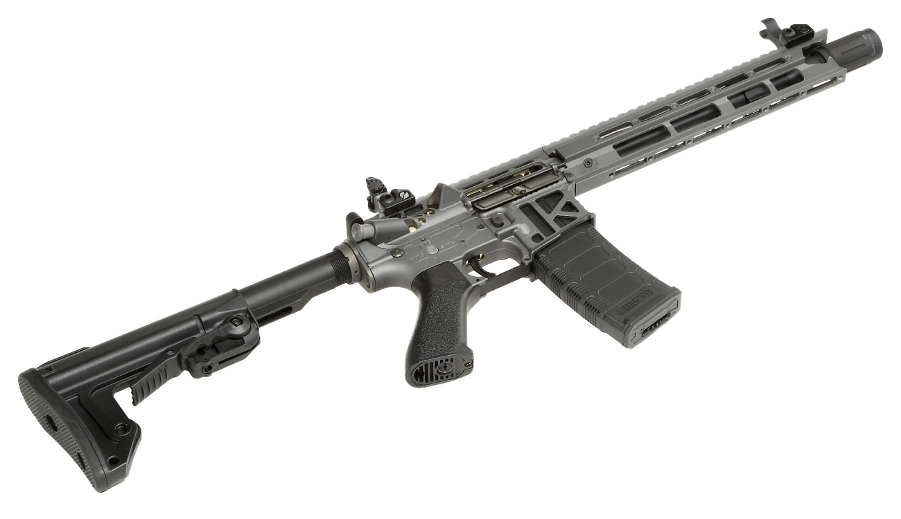 King Arms M4 TWS M-LOK V2 Carbine Elite Vollmetall S-AEG 6mm BB Gunmetal Grey - Limited Edition Bild 5