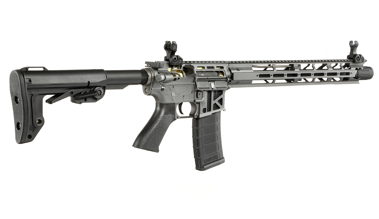 King Arms M4 TWS M-LOK V2 Rifle Elite Vollmetall S-AEG 6mm BB Gunmetal Grey - Limited Edition Bild 3