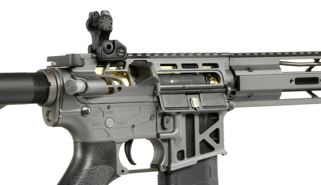 King Arms M4 TWS M-LOK V2 Rifle Elite Vollmetall S-AEG 6mm BB Gunmetal Grey - Limited Edition Bild 8