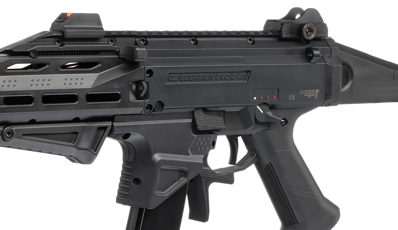 ASG CZ Scorpion EVO 3 ATEK Sub Machine Gun S-AEG 6mm BB schwarz Bild 8