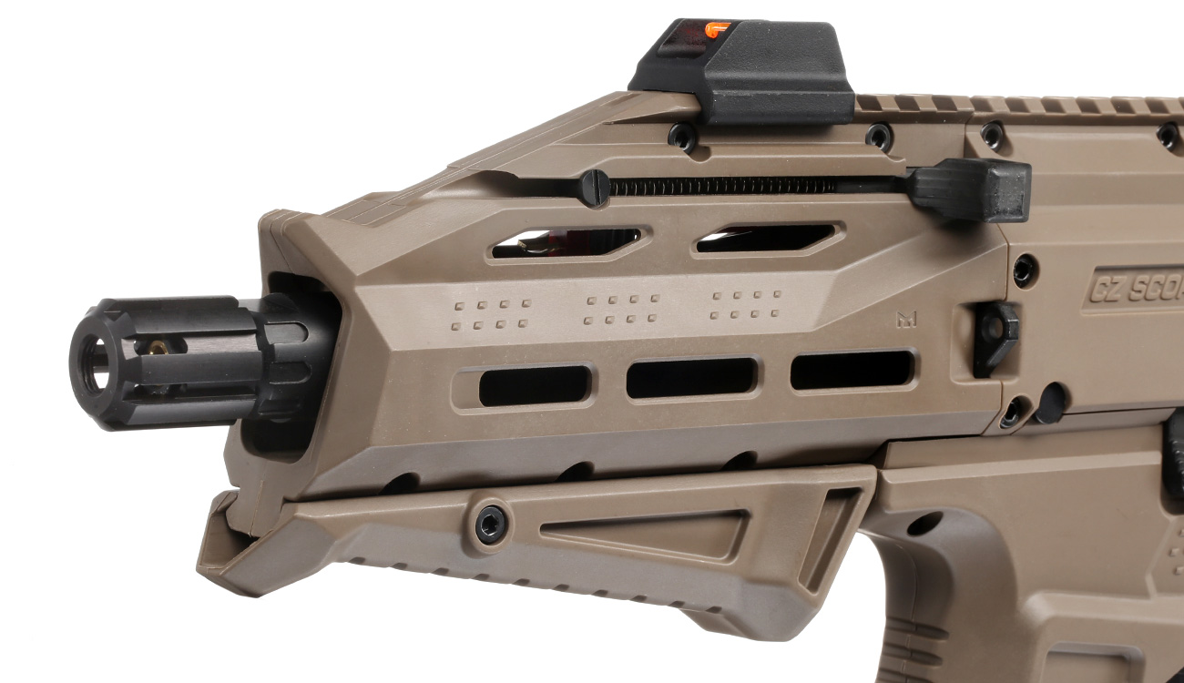 ASG CZ Scorpion EVO 3 ATEK Sub Machine Gun S-AEG 6mm BB Flat Dark Earth Bild 7