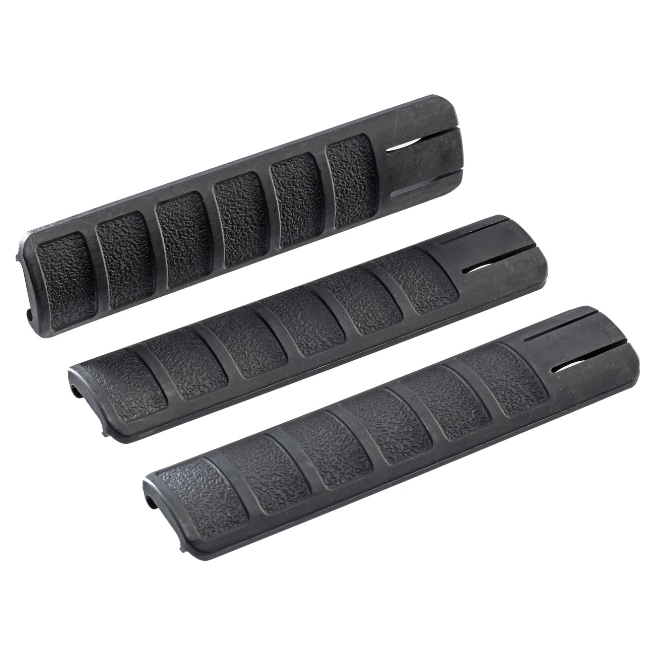 Evolution TangoDown Rail Grip Rail Cover 156mm / 6 Mulden (3er Set) schwarz Bild 1