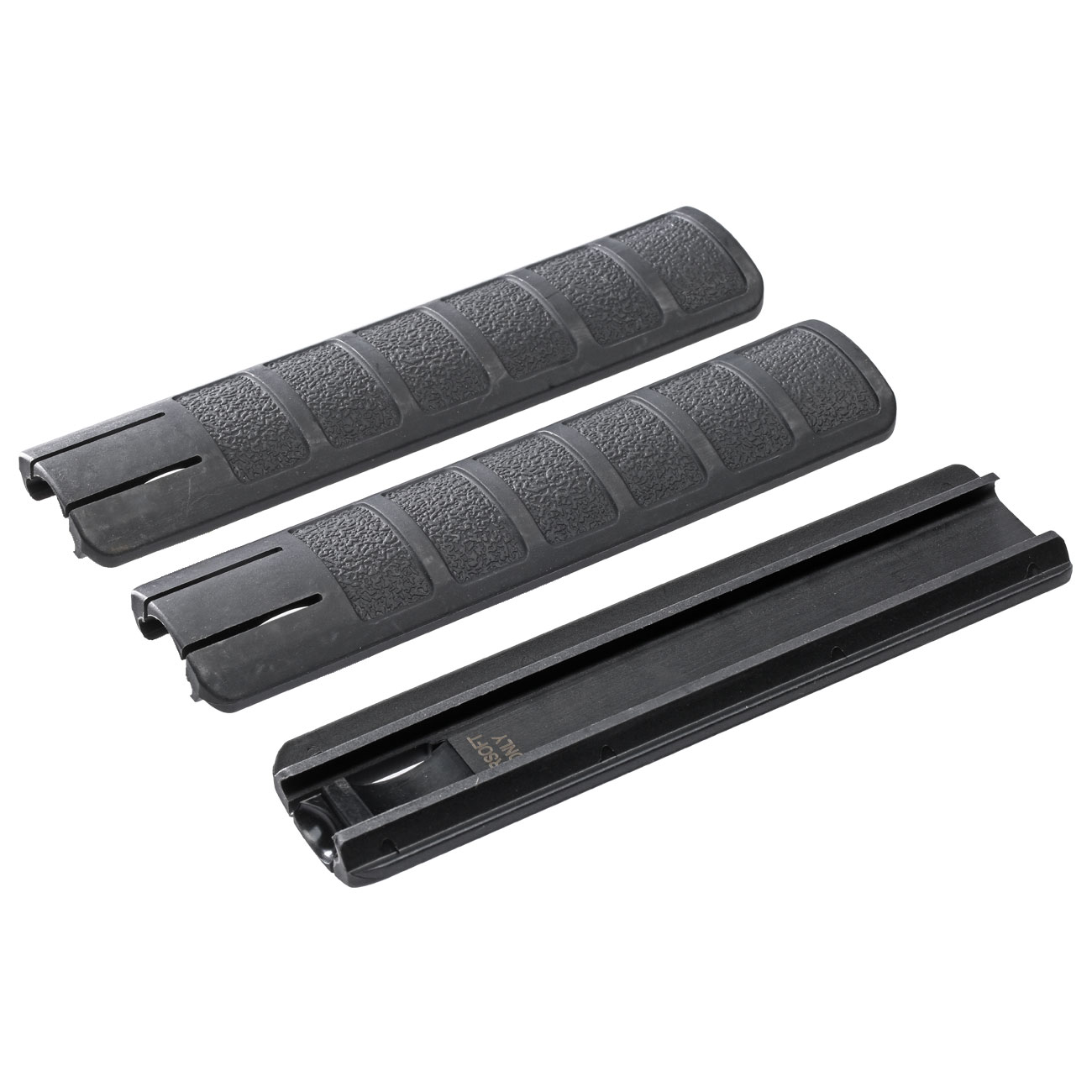 Evolution TangoDown Rail Grip Rail Cover 156mm / 6 Mulden (3er Set) schwarz Bild 2