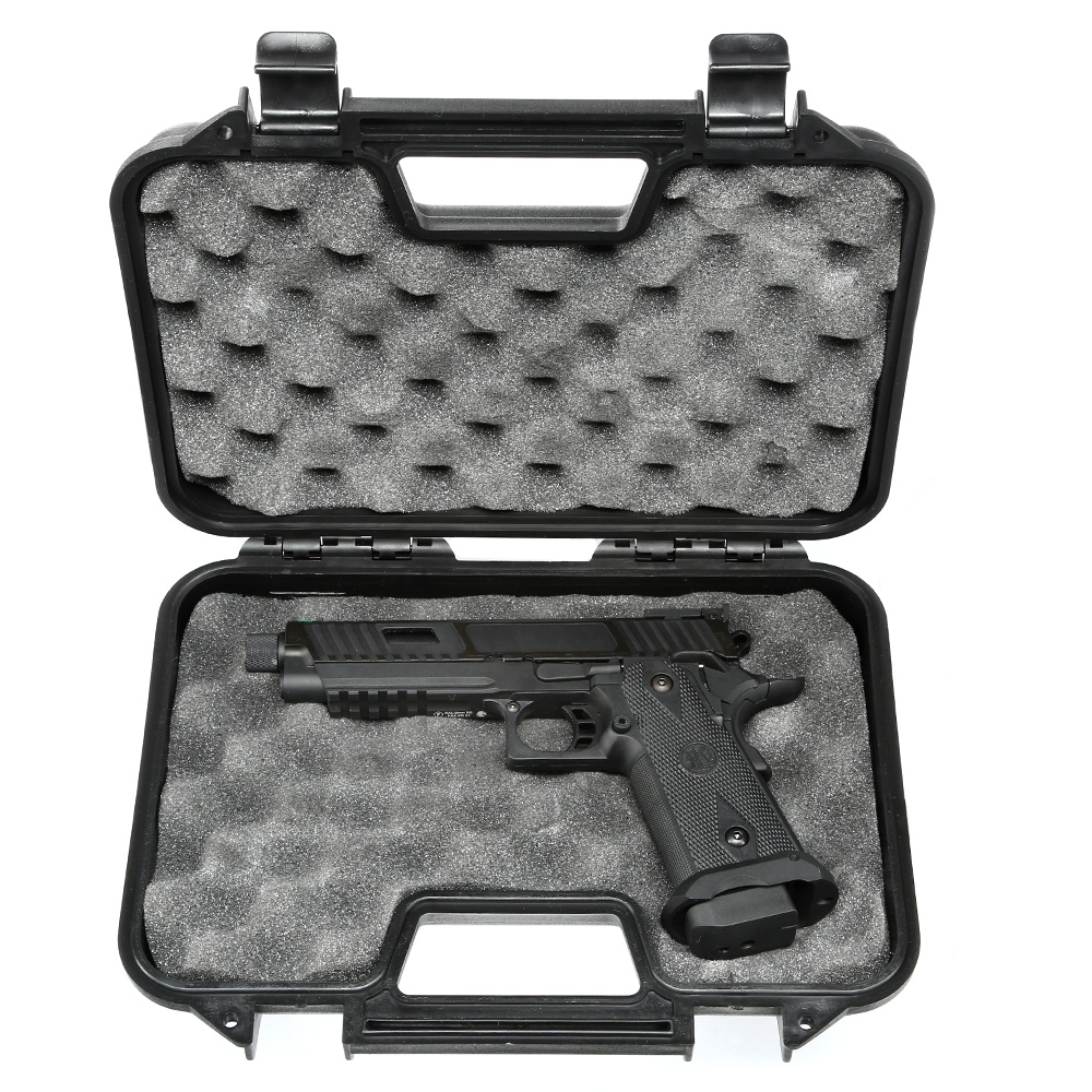 KLI Hi-Capa 5.1 Kiki Mora Airsoftpistole Vollmetall GBB 6mm BB Blackout Edition inkl. Koffer Bild 10