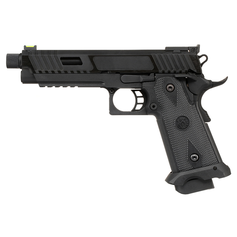 KLI Hi-Capa 5.1 Kiki Mora Vollmetall CO2BB 6mm BB Blackout Edition Bild 1