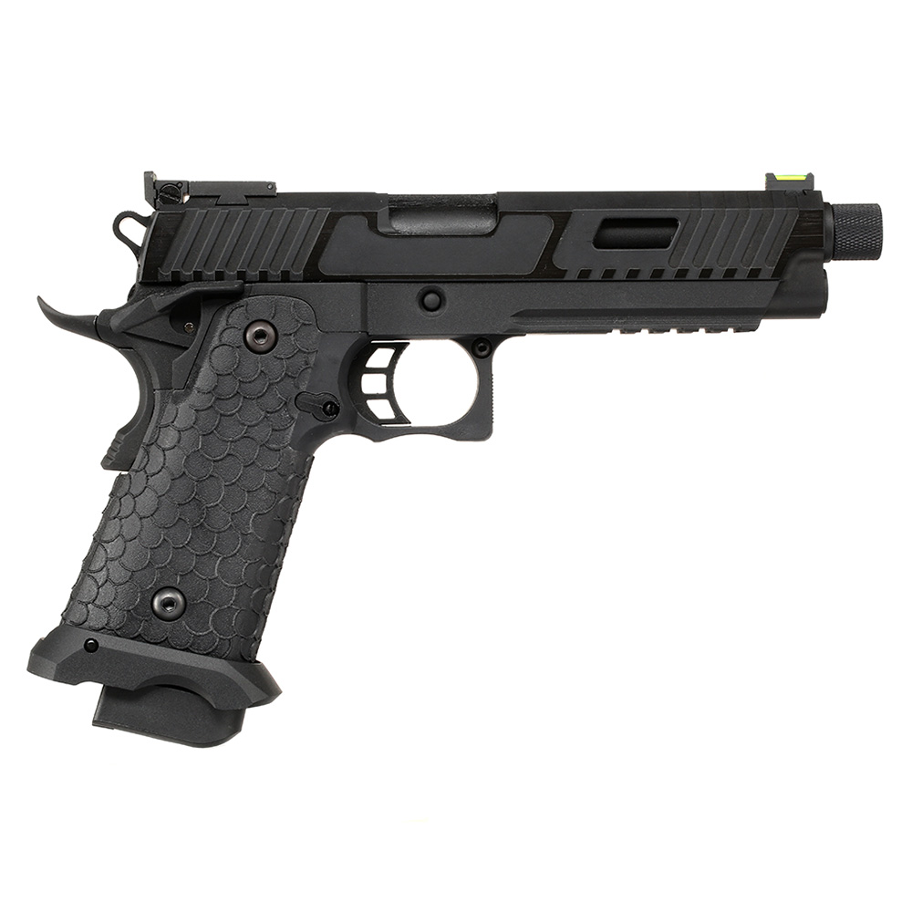 KLI Hi-Capa 5.1 Baba Yaga Airsoftpistole Vollmetall CO2BB 6mm BB Blackout Edition Bild 3