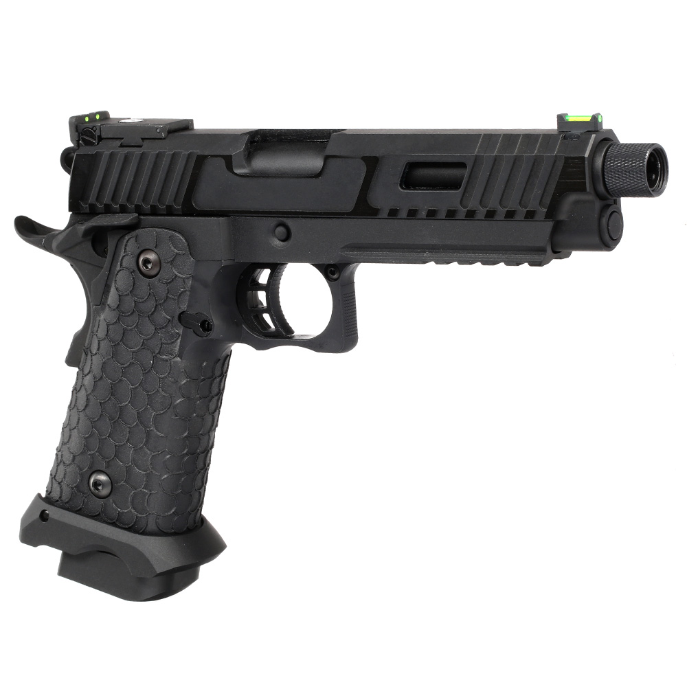 KLI Hi-Capa 5.1 Baba Yaga Airsoftpistole Vollmetall CO2BB 6mm BB Blackout Edition Bild 7