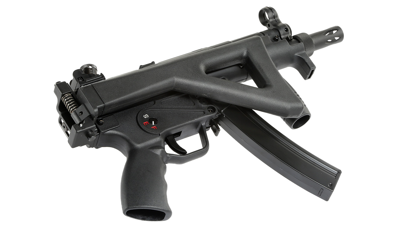 Ersatzteilset SRC SR5 PDW SMG Vollmetall CO2 BlowBack 6mm BB schwarz Bild 4