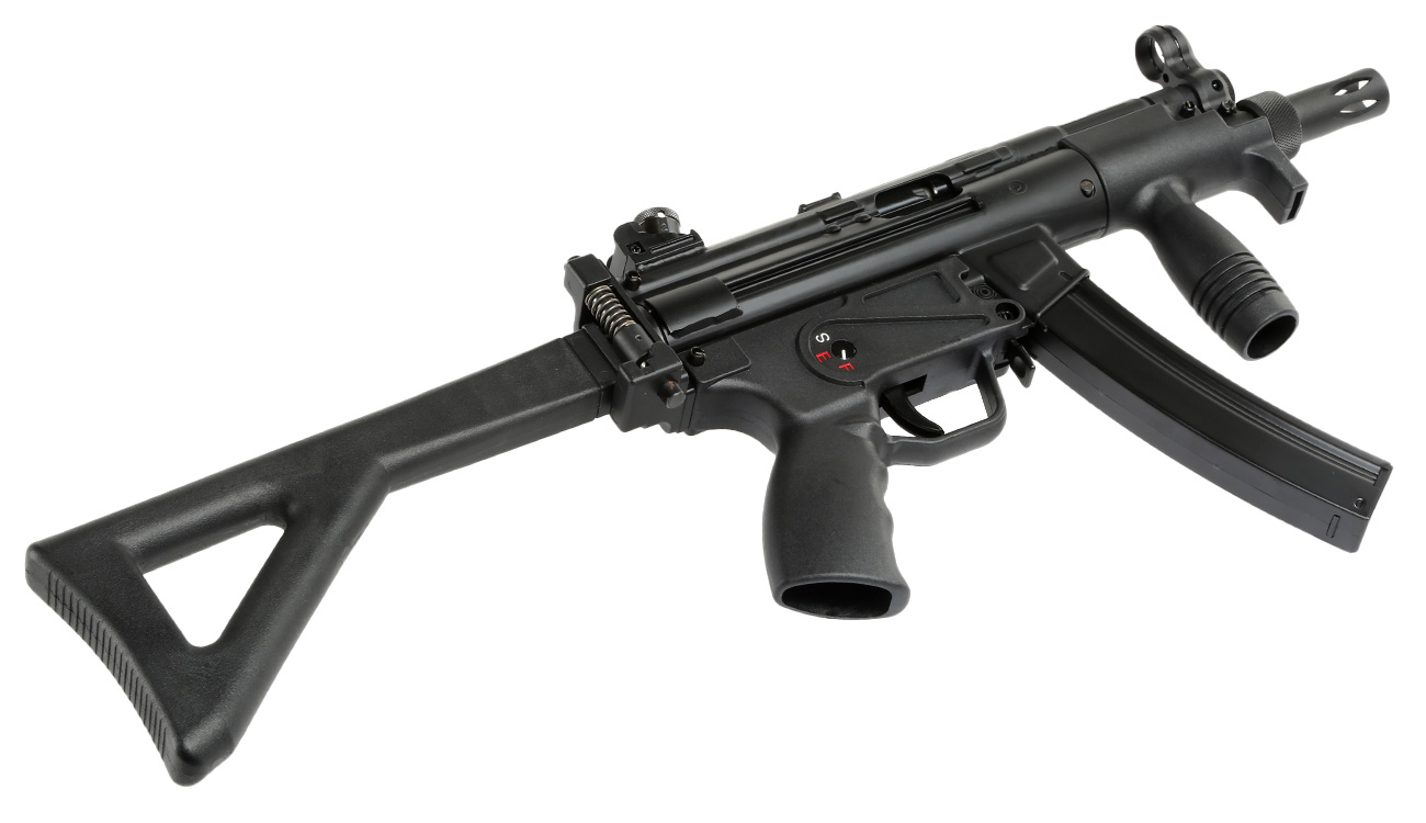Ersatzteilset SRC SR5 PDW SMG Vollmetall CO2 BlowBack 6mm BB schwarz Bild 5