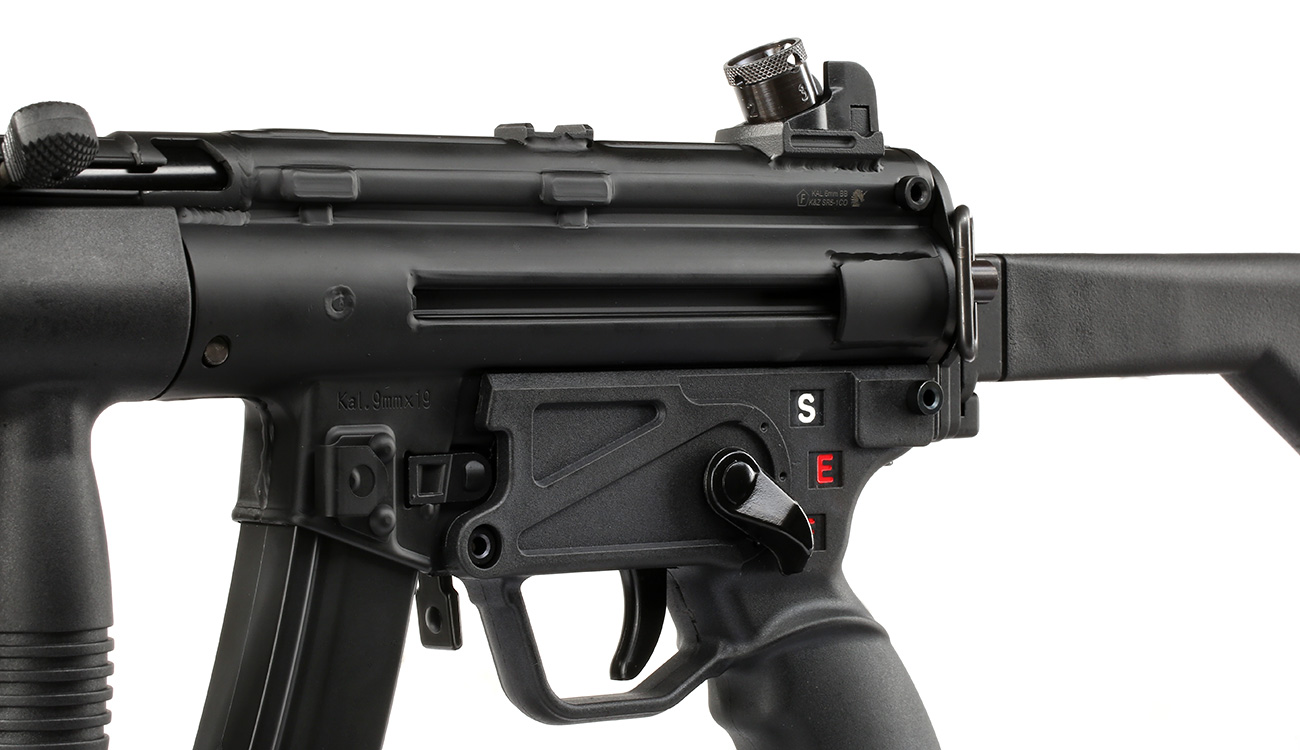 Ersatzteilset SRC SR5 PDW SMG Vollmetall CO2 BlowBack 6mm BB schwarz Bild 7