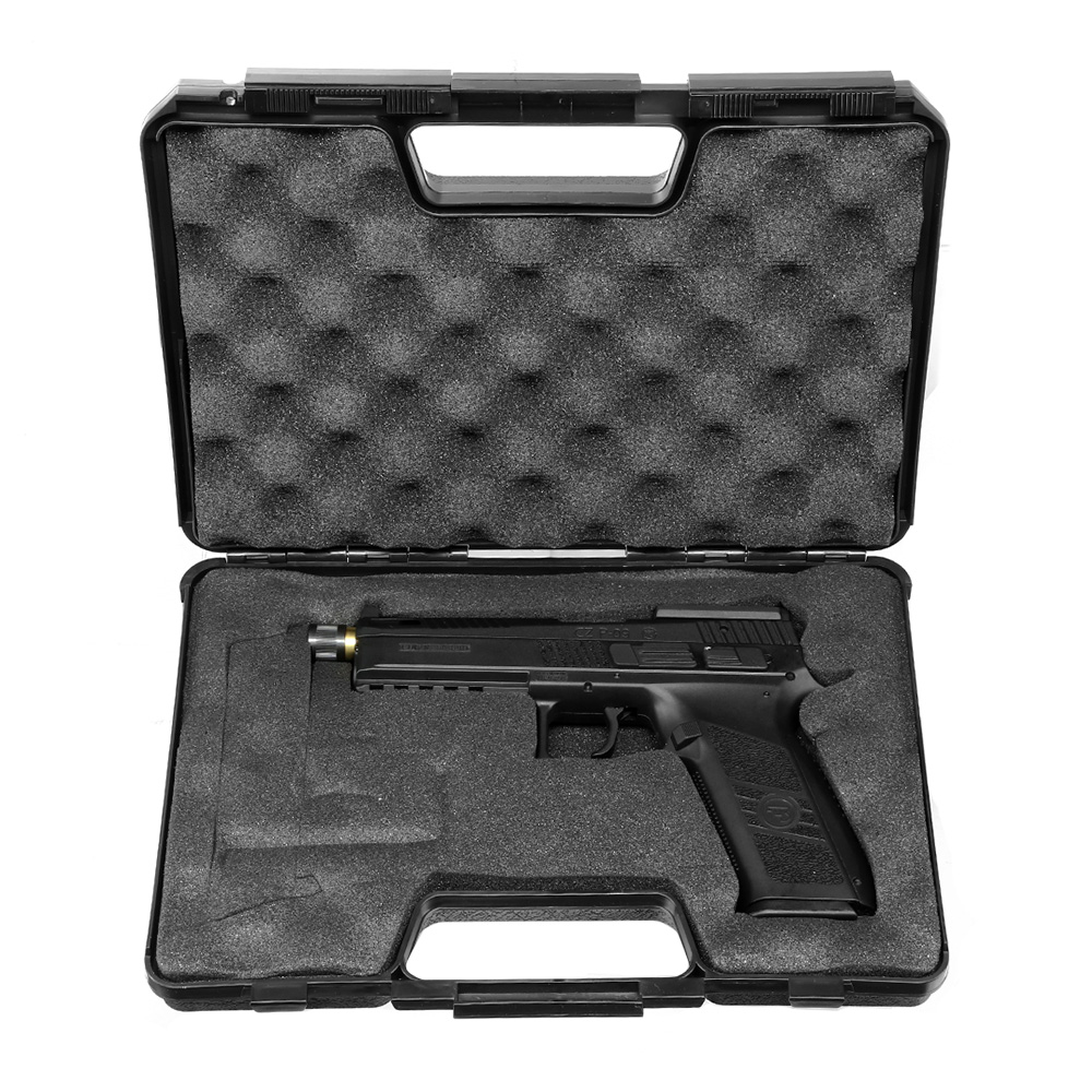 KJ Works CZ P-09 OR Optics Ready mit Metallschlitten CO2BB 6mm BB schwarz / gold Bild 10