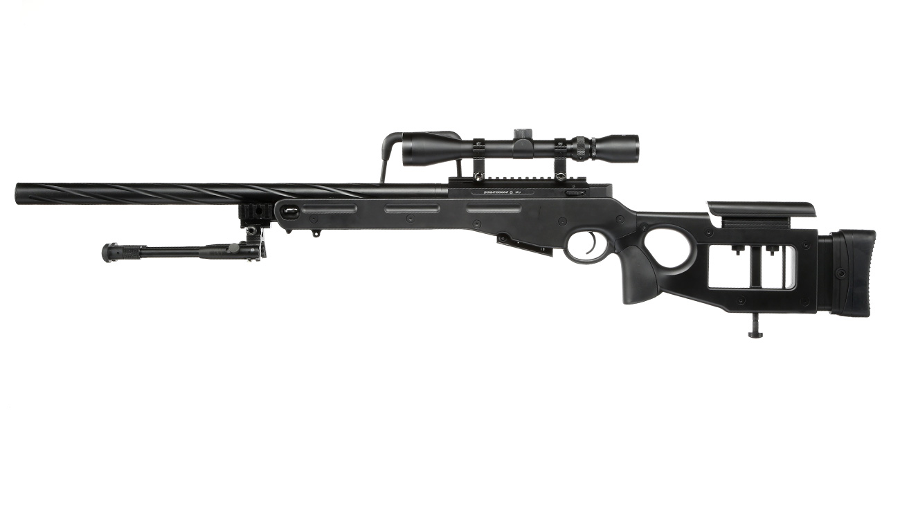 Well MB4420D SV-98 Snipergewehr inkl. Zweibein / Zielfernrohr Springer 6mm BB schwarz Bild 1