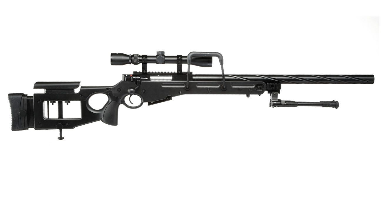 Well MB4420D SV-98 Snipergewehr inkl. Zweibein / Zielfernrohr Springer 6mm BB schwarz Bild 2